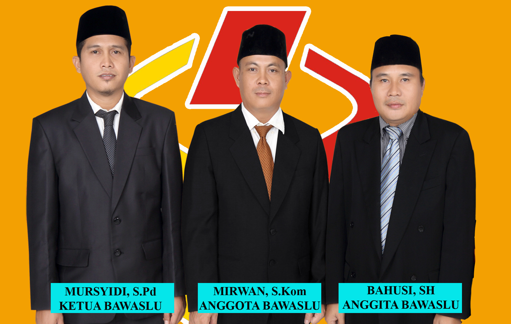 KETUA DAN ANGGOTA BAWASLU KOTA LUBUKLINGGAU