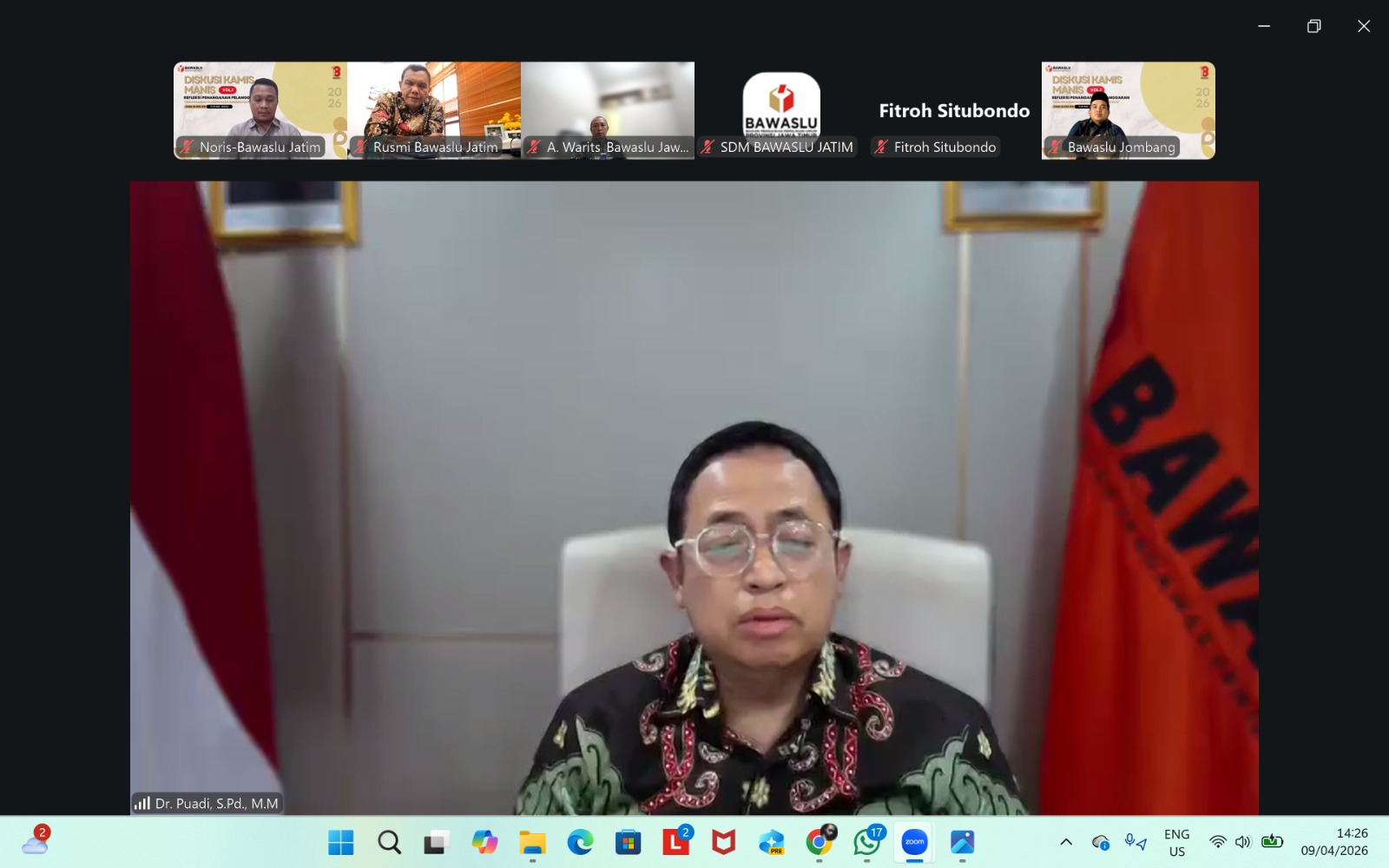 Dokumentasi Tangkapan zoom