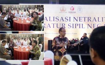Ikuti Sosialisasi Netralitas ASN 